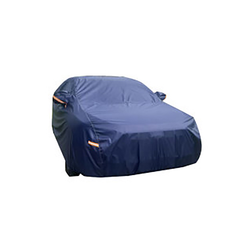 Navy blue thickened oxford cloth sun protection and rainproof full car cover