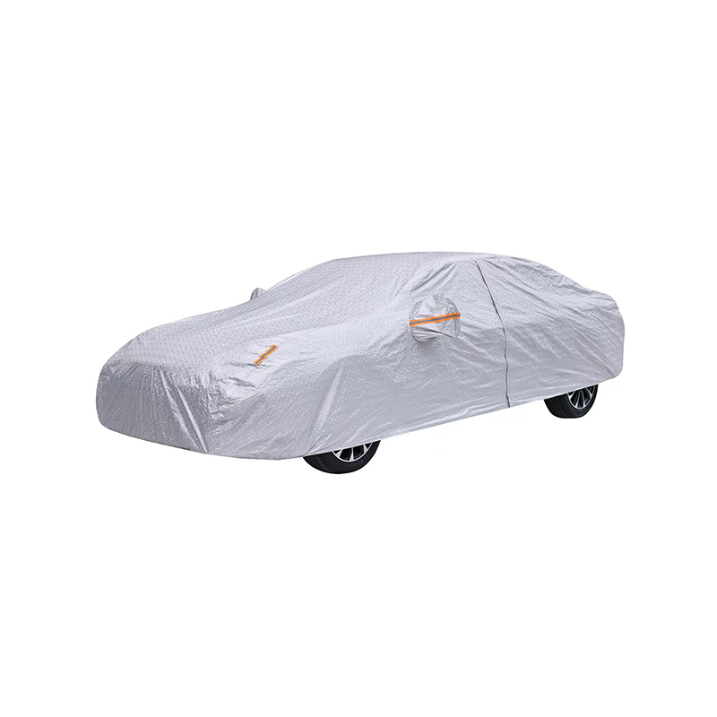 Pure silver aluminum film car full clothing cover