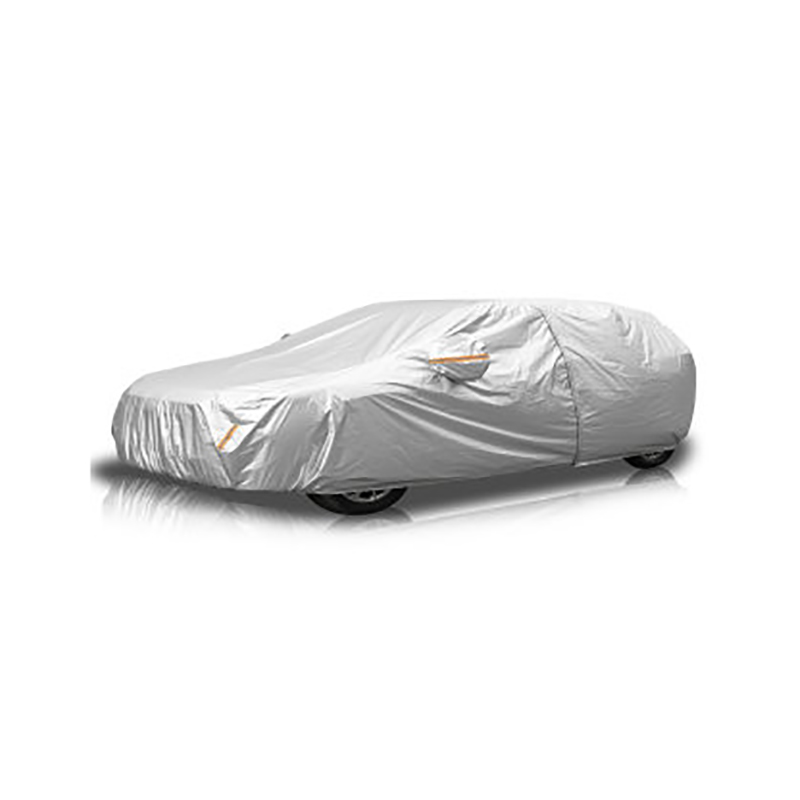 Polyester taffeta solid color weatherproof car cover for outdoor automobiles