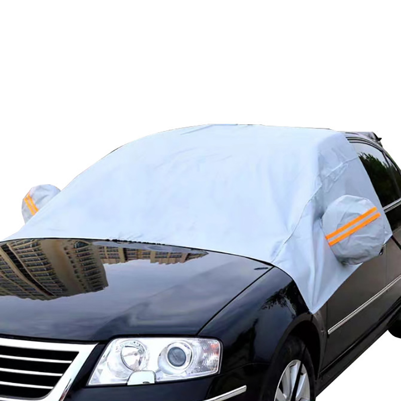 Resistant snowproof polyester taffeta half car cover