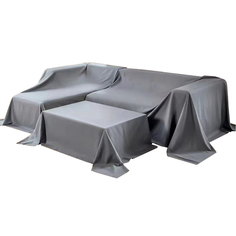 Dark gray polyester PE furniture cover